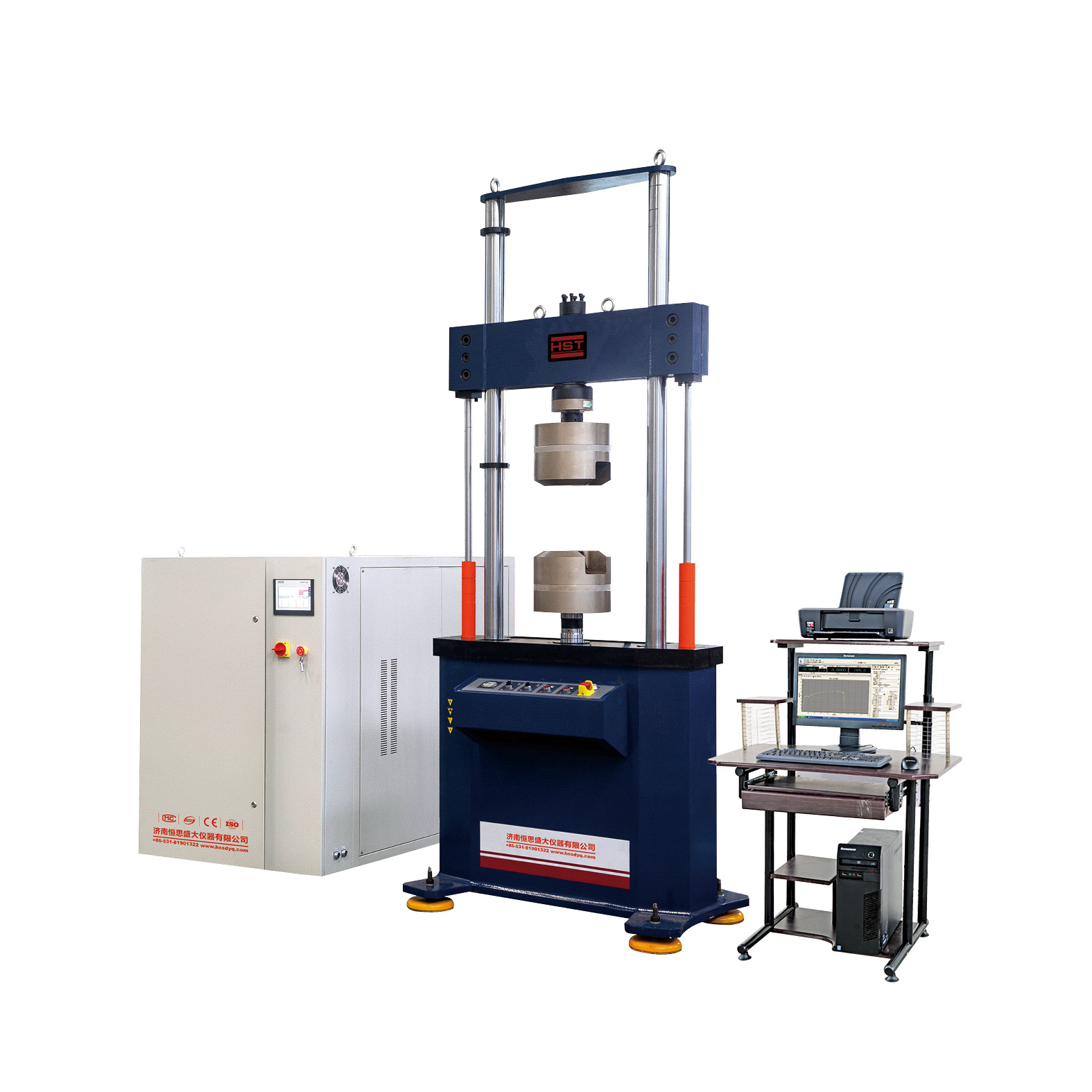 Electromagnetic resonance type high frequency fatigue testing machine