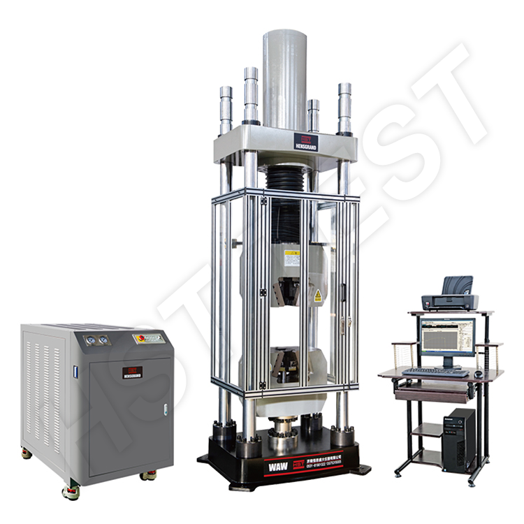 200Ton 300Ton Steel Rebar steel strand Electro-hydraulic Single Space Servo Universal Testing Machine With Wedge Grip