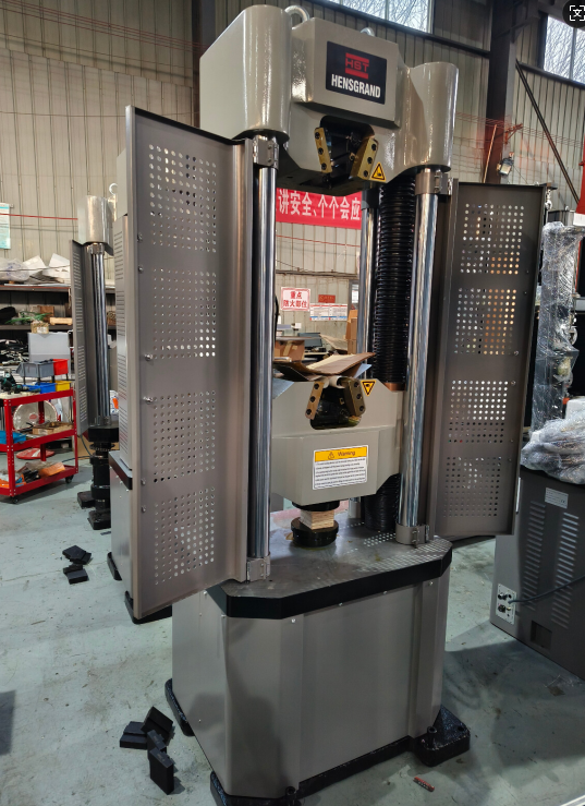 HST গ্রুপ ASTM E4, ISO7500-1, EN 10002-2, 1000kN কম্পিউটার ডিসপ্লে হাইড্রোলিক ইউনিভার্সাল টেস্টিং মেশিন HST WEW-1000D